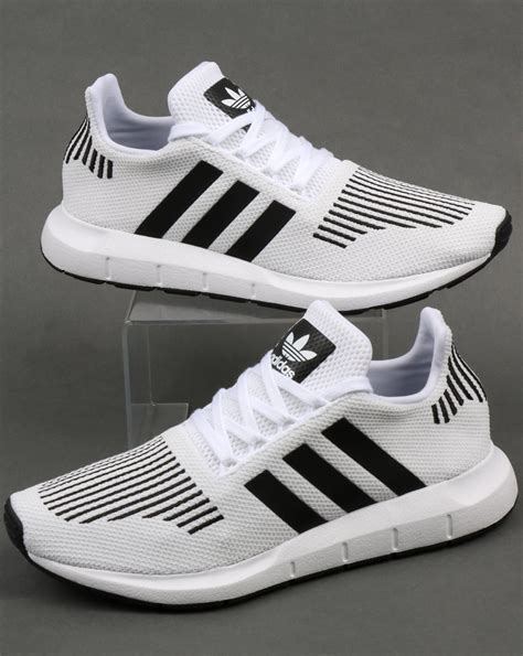 adidas swift run herren schwarz weiß|adidas swift run men's.